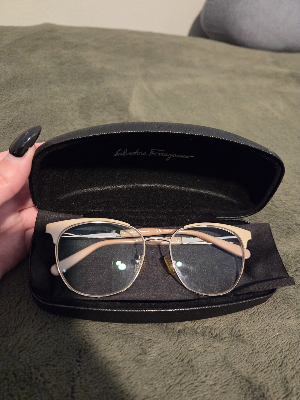Salvatore Ferragamo Women's Light Pink Metal Optical Glasses